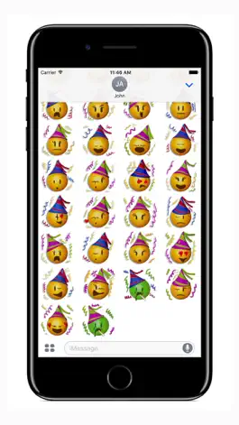 Game screenshot Happy New Year Emoji hack