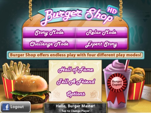 Burger Shop HD screenshot 2