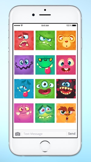 Monster Face Emoji Sticker Pack 1(圖3)-速報App