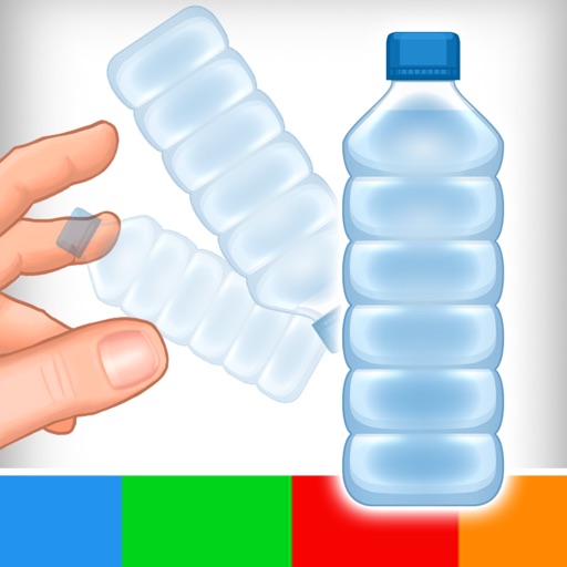 Water Bottle Flipping - Line Colors Flip Challenge icon