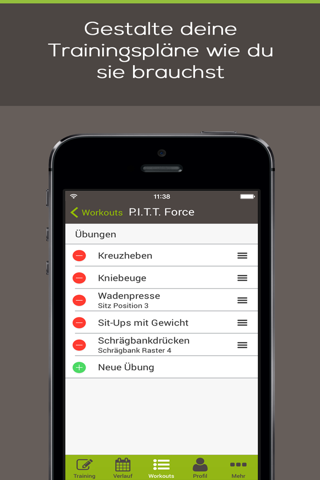 yourWorkout pro - your smart workout diary screenshot 4