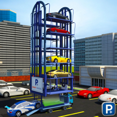 多层停车场起重机驾驶模拟器3D