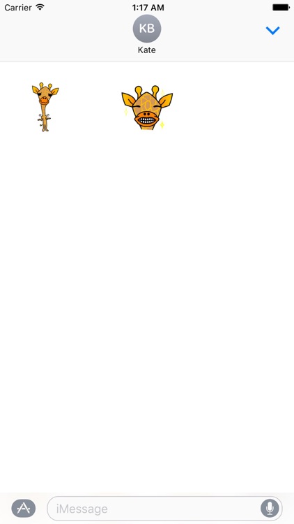 Gently Giraffe Sticker