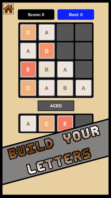 Word Tiles: Build Your Own Words Puzzle