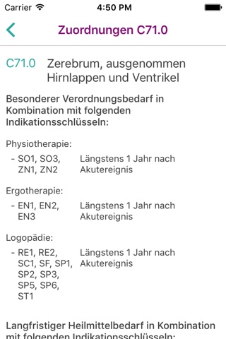 NOVENTI DiagnoseFinder screenshot 2