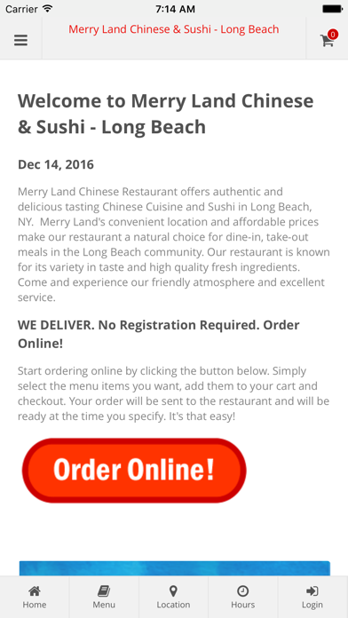How to cancel & delete Merry Land Chinese Long Beach from iphone & ipad 1