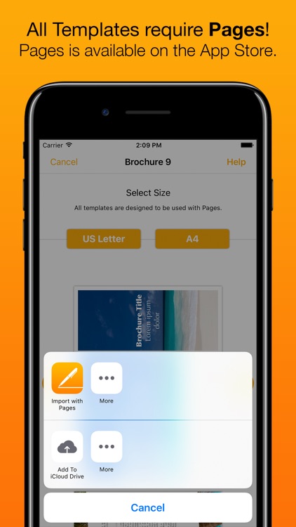Templates for Pages (for iPad, iPhone, iPod touch)