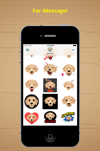 goldenGIF - Animated GIF Golden Retriever Emoji screenshot 4