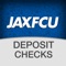 With JAXFCU’s Mobile Check Deposit App you can safely and securely make a deposit to your accounts anytime, anywhere