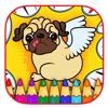 Toddler Fairy Dog Coloring Page Game Edition