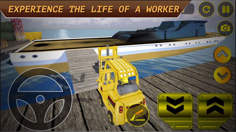 Drive Forklift Transport Driver Sim 3D screenshot-4