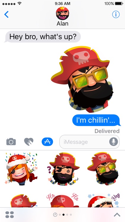 Pirate Kings Animated Stickers for Apple iMessage