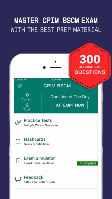How to cancel & delete CPIM BSCM Practice Exam Prep 2017 – Q&A Flashcards from iphone & ipad 1
