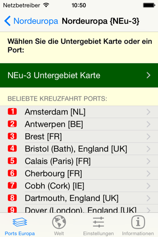 Cruise Ports -Europe  Zoomable Atlas screenshot 3