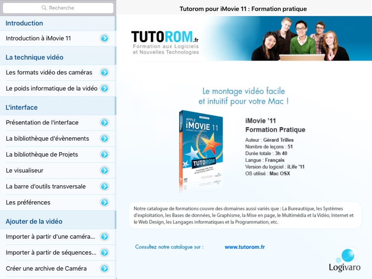 Tutorom pour iMovie '11 - Formation Vidéo screenshot-3