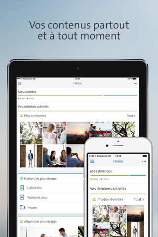 Swisscom myCloud screenshot 2