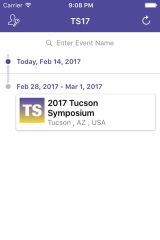 Tucson Symposium 2017 screenshot 2