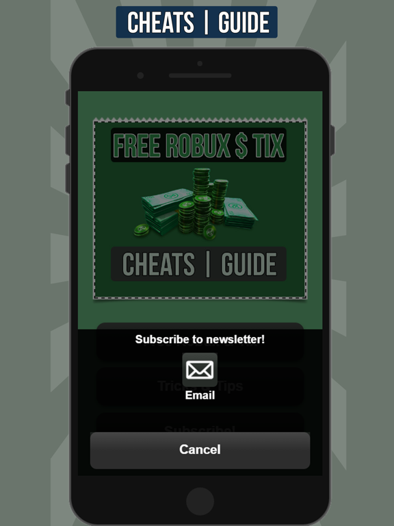 Screenshots of Free Robux for Roblox Cheats and Guide for iPad