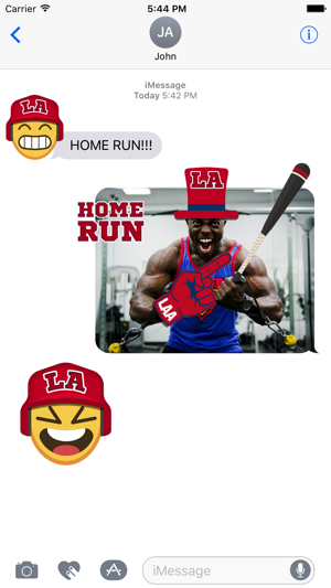 Los Angeles A Baseball Stickers & Emojis(圖2)-速報App