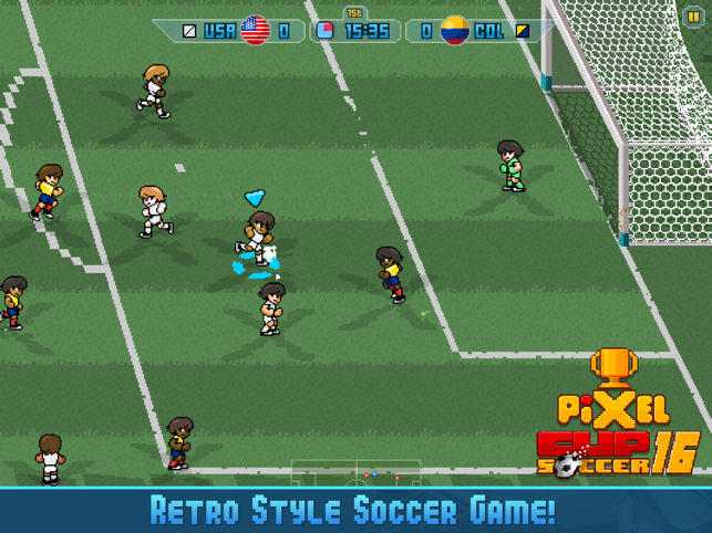 ‎Pixel Cup Soccer 16 Screenshot