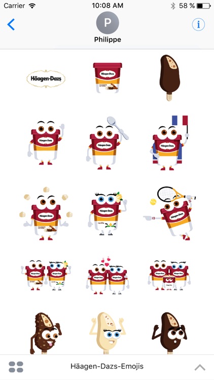 Häagen-Dazs-Emojis screenshot-4