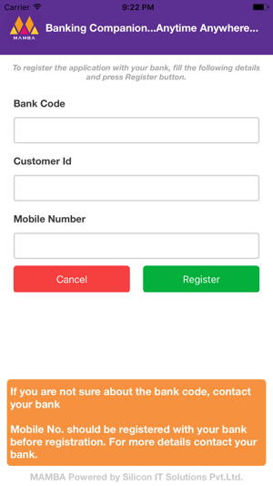 MAMBA Mobile Banking App for Co-Operativ