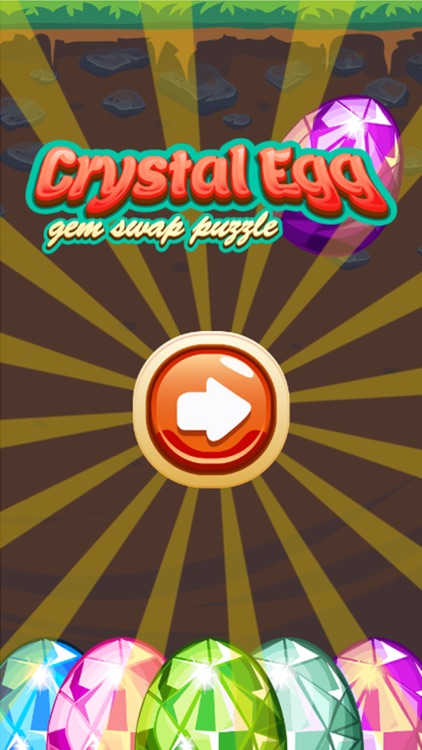 Crystal Egg Mine : gem swap puzzle games