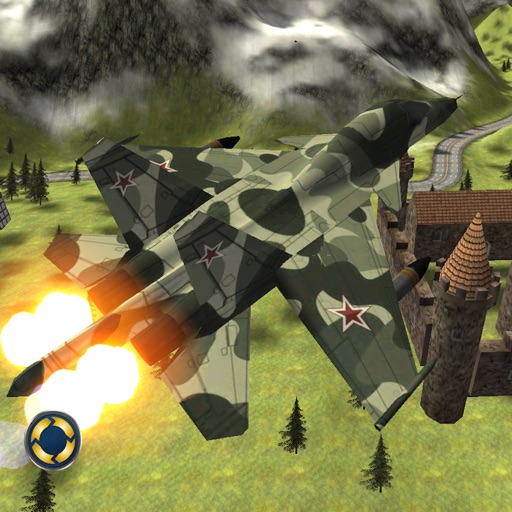 Air fighters force sky war icon