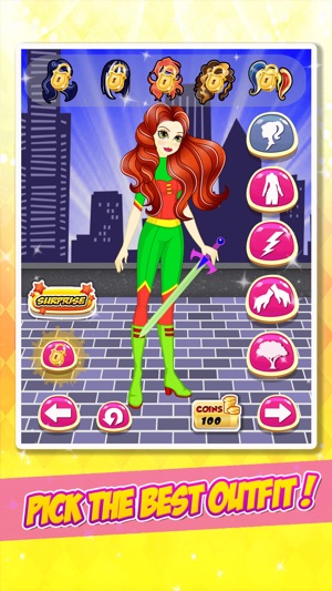 Super Hero Girls Dress Up Games(圖4)-速報App