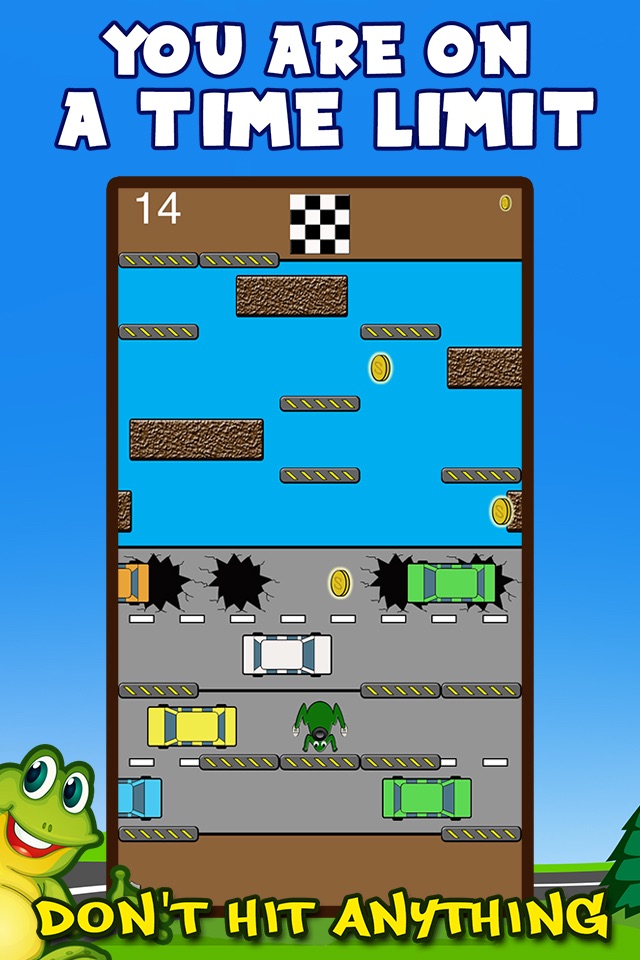 Froodie - Road Crossing Frog Frogger screenshot 2