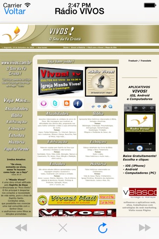 Rádio Esportes Online screenshot 2