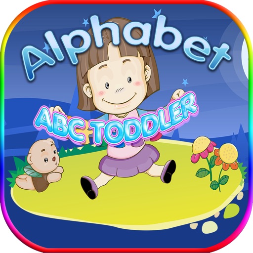 toddlers and baby games for alphabet flash card Icon