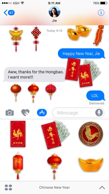 Chinese New Years Stickers