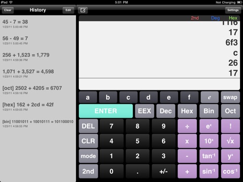 Eng Calc HD screenshot 3