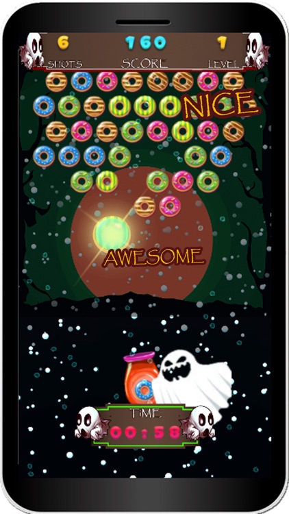 Ghost Donut Shooter - Puzzle Bubble Deluxe