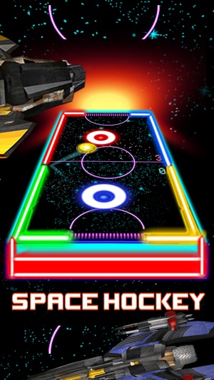 Neon Light Air Hockey 2 夜光曲棍球HD 桌上冰球黄金版(圖2)-速報App