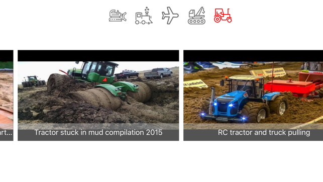 Tractors, Cars and Planes videos for kid