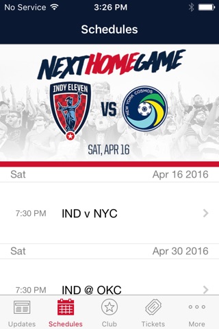 Indy Eleven - Official App screenshot 2