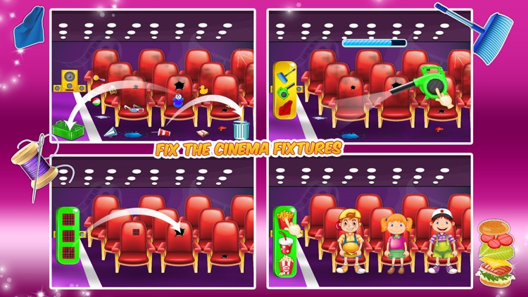 Kids Cinema Movie Night- Cash Management Games screenshot-4