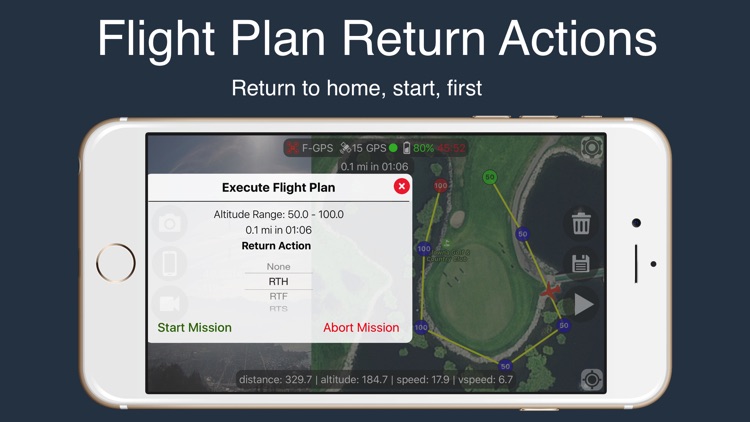 Flight Plan For DJI Phantom 2 Vision+