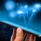 X-Mas Fireworks Hologram 3D