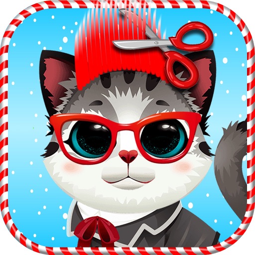 Christmas Kitty Salon - Crazy Cat Makeover Salon icon