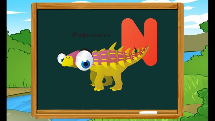 First School Vocabulary Learning ABC Dinosaur