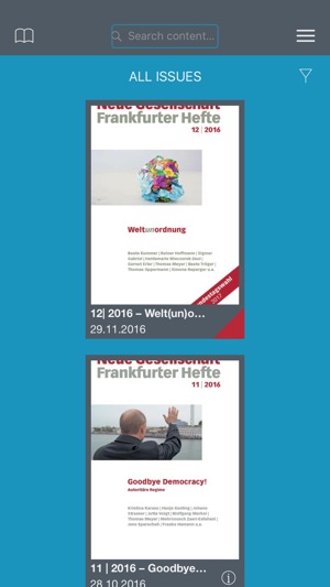 Neue Gesellschaft / Frankfurter Hefte(圖1)-速報App