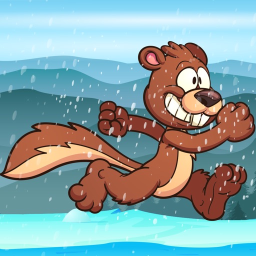 Running Games Squirrel run : jumping race game iOS App