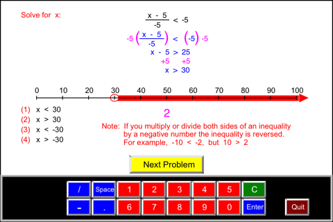 Math Galaxy SAT Math screenshot 2