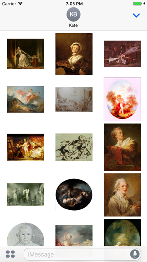 Fragonard Artworks for iMessage(圖3)-速報App