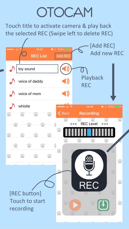 OTOCAM - Camera Shooting with Recorded Sound