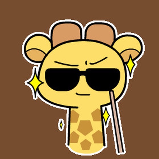 Animated Cute Giraffe Stickers For iMessage icon