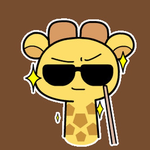 Animated Cute Giraffe Stickers For iMessage